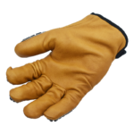INXS MAC285K1 Cut & Impact Resistant Safety Work Gloves, Mechanical Gloves, Goatskin External Shell, TPR Full Finger & Knuckle, Composite Lining - Image 2
