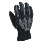 INXS MAC586D Impact Resistant Safety Work Gloves, Cold Resistant Mechanical Gloves, Goatskin External Shell, TPR Full Finger & Knuckle, Foam Padding, Fleece Lined - Image 3