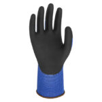 HANVO NJ809 Breathable & High Abrasion Resistant Work Gloves, Micro-Foam Nitrile Dipped Palm Coating, 18 Gauge Nylon/Carbon Filament Lining, Anti-Slip & Water Resistant, Strong Grip - Image 2