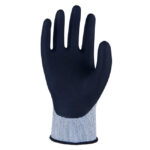 HANVO NJ81110 ANSI CUT A2 Cut Resistant Work Gloves, 18 Gauge Liner Shell, Micro-Foam Nitrile Palm Coated, Abrasion Resistant, Oil Repellent - Image 2