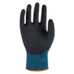 HANVO NJ8162Q ANSI CUT A2 Cut Resistant Work Gloves, 18 Gauge HPPE/Glass Fiber/Nylon Liner, Abrasion Resistant, Oil Repellent, Micro-Foam Nitrile Palm Coated - Image 2