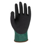 HANVO NJ8178Q ANSI CUT A3 Cut Resistant Work Gloves, 15 Gauge HPPE/Glass Fiber/Polyester Liner, Micro-Foam Nitrile Palm Coated, Reinforced Thumb Crotch, Abrasion Resistant, Oil Repellent - Image 2