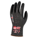 HANVO NJ8179 ANSI CUT A4 Cut Resistant Work Gloves, 18 Gauge HPPE/Polyester/Spandex Liner, Micro-Foam Nitrile Palm Coated, Abrasion Resistant, Oil Repellent