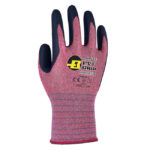 HANVO NJ888 Breathable & High Abrasion Resistant Work Gloves, Micro-Foam Nitrile Dipped Palm Coating, 18 Gauge Nylon/Spandex Liner, Anti-Slip & Water Resistant, Strong Grip
