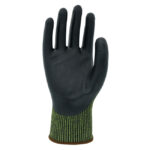 HANVO NJE5267 ANSI CUT A5 Cut Resistant Safety Work Gloves, 15 Gauge UHMWPE/Polyester/Spandex Liner, Micro-Foam Nitrile Palm Coated, Abrasion Resistant, Strong Grip - Image 2