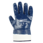 HANVO NK423 Fully Nitrile Coated Chemical Resistant Gloves, Cotton Flannel Liner, Oil & Water Resistant, Wild Cuff, Comfort & Secure Fit