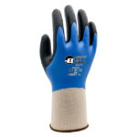 HANVO NKC501 Dual Layered Full Nitrile Coating Chemical Resistant Gloves, Oil & Water Resistant, Micro-Foam Nitrile Palm, Flat Nitrile Knuckle, 18 Gauge Nylon Lining