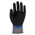 HANVO NKX3180 ANSI CUT A5 Dual Layered Full Nitrile Coating Cut Resistant Safety Work Gloves, 13 Gauge HPPE/Steel/Basalt, Water & Oil Resistant, Abrasion Resistant, Strong Grip - Image 2