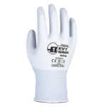 HANVO NQ300 High Abrasion Resistant General Work Gloves, Oil & Water Resistant, Strong Grip, Super Soft Smooth Nitrile Palm Coating, 13 Gauge Nylon Lining