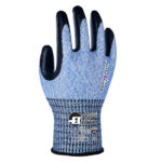 HANVO NQ397 ANSI CUT A2 Cut Resistant Work Gloves, 13 Gauge HPPE Liner, Super Soft Smooth Nitrile Palm Coated, Abrasion Resistant, Oil Repellent