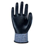 HANVO NQ397 ANSI CUT A2 Cut Resistant Work Gloves, 13 Gauge HPPE Liner, Super Soft Smooth Nitrile Palm Coated, Abrasion Resistant, Oil Repellent - Image 2