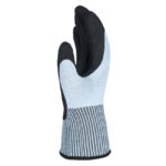 HANVO NXC3150 ANSI CUT A4 Cut Resistant Work Gloves, 13 Guage HPPE/Glass Fiber/Steel/Polyester Liner, Nitrile Palm Coated, Abrasion Resistant, Oil Repellent - Image 3