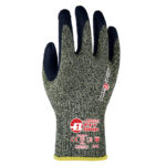 HANVO NXC3157 ANSI CUT A7 13 Gauge Aramid/Steel Cut Resistant Work Gloves, Nitrile Palm Coated, Abrasion Resistant Safety Glove, Strong Grip