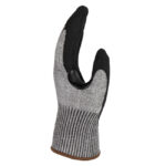 HANVO NXC3180Q ANSI CUT A5 13 Gauge HPPE/Steel/Basalt Cut Resistant Work Gloves, Nitrile Palm Coated, Abrasion Resistant Safety Glove, Reinforced Thumb Crotch, Strong Grip - Image 3