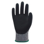 HANVO NXC352 ANSI CUT A4 HPPE/Glass Fiber Cut Resistant Work Gloves, Abrasion Resistant, Oil Repellent, Foam Sandy Nitrile Palm Coated, 13 Gauge Shell - Image 2