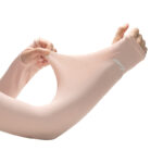 WonderGrip OP-420S Summer Sun Protection Sleeves UV Protection Cooling Sleeves Arm Sleeves Men Women Sports Sun Sleeves with Thumb Hole for Driving, Golfing, Fishing, Cycling, Hiking - Image 3