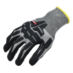 INXS TPRB066 Cut & Impact Resistant Safety Work Gloves, Reinforced Thumb Crotch, Micro-Foam Nitrile Dipped Coating Palm, TPR Full Finger & Knuckle, 18 Gauge Composite Knitted, Touchscreen