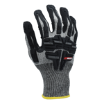 INXS TPRB066 Cut & Impact Resistant Safety Work Gloves, Reinforced Thumb Crotch, Micro-Foam Nitrile Dipped Coating Palm, TPR Full Finger & Knuckle, 18 Gauge Composite Knitted, Touchscreen - Image 3