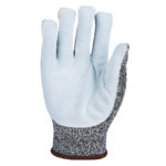 HANVO WE038Z ANSI CUT A2 Cut Resistant Work Gloves, Abrasion Resistant, Leather Palm Coated, 10 Gauge UHMWPE Fiber/Cotton Shell - Image 2