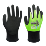WonderGrip WG-1855HY High Dexterity Abrasion Resistant General Work Gloves, Nitrile Dipped Palm, 18 Gauge Polyester & Spandex Shell, Maximum Grip, Touchscceen Forefinger, Multi-Purpose