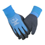 WonderGrip WG-318 Full Coating Dual Rubber Latex General Work Gloves, Anti-Slip & Water Resistant, Flat Latex Knuckle, Sandy Latex Palm, 13 Gauge Nylon Lining