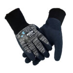 WonderGrip WG-333 Anti-Slip Dipped Rubber Latex Coated General Work Gloves, 10 Gauge Polyester & Cotton Lining, Abrasion Resistant, Water Resistant, Cold Resistant Gloves