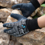 WonderGrip WG-333 Anti-Slip Dipped Rubber Latex Coated General Work Gloves, 10 Gauge Polyester & Cotton Lining, Abrasion Resistant, Water Resistant, Cold Resistant Gloves - Image 2