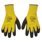 WonderGrip WG-338W Full Coating Dual Rubber Latex General Work Gloves, Anti-Slip & Water Resistant, -10℃ Low Temperature Protection, Flat Latex Knuckle, Sandy Latex Palm, Acrylic Fiber Lining - Image 4