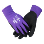 WonderGrip WG-500G Abrasion Resistant General Work Gloves, High Dexterity Gardening Gloves, Nitrile Rubber Dipped Palm, 13 Gauge Nylon Shell, Great Grip