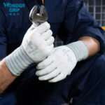 WonderGrip WG-650 Abrasion Resistant General Work Gloves, Nitrile Dipped Palm, 13 Gauge Polyester Shell, High Dexterity, Oil Proof - Image 2