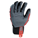 INXS X-001 Impact Resistant Safety Work Gloves, Ultra-High Abrasion Mechanical Gloves, Breathable Back, Microfiber Palm with Raised PVC Dots, TPR Full Finger & Knuckle - Image 4