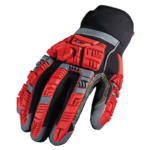 INXS X-003 Impact Protection Safety Work Gloves, Ultra-High Abrasion Mechanical Gloves, Breathable Spandex Back, Microfiber Rough ‘n’ Rugged Palm, TPR Full Finger & Knuckle