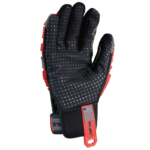 INXS X-003 Impact Protection Safety Work Gloves, Ultra-High Abrasion Mechanical Gloves, Breathable Spandex Back, Microfiber Rough ‘n’ Rugged Palm, TPR Full Finger & Knuckle - Image 4