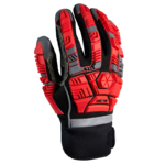 INXS X-003 Impact Protection Safety Work Gloves, Ultra-High Abrasion Mechanical Gloves, Breathable Spandex Back, Microfiber Rough ‘n’ Rugged Palm, TPR Full Finger & Knuckle - Image 3