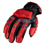 INXS X-005 Goatskin Impact Protection Safety Work Gloves, Mechanical Gloves, A4 Cut Resistant Fiber Lining, TPR Full Finger & Knuckle