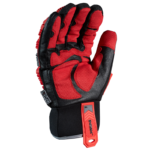 INXS X-007 Winter Impact Resistant Safety Work Gloves, Goat Skin Palm, Waterproof Fleece Mechanical Gloves, Reinforced Palm & Finger Tips, TPR Full Finger & Knuckle - Image 4