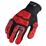 INXS X-009 Impact Protection Safety Work Gloves, Heat/Fire/Cut Resistant Mechanical Gloves, Neoprene Dipped Coating Palm, 10 Gauge Aramid/Carbon Knitted, TPR Full Finger & Knuckle