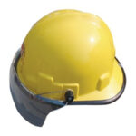 XYEHS XF-LWS-017 Firefighter Helmet with Lamp, Rescue Anti-Impact Fire Fighter Protection Hard Hat, Heat-Resistant PEI Shell, PC Face Screen, Aluminum Shawl - Image 4