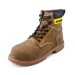 XYEHS XU2027 Nubuck Leather Insulated Safety Work Boots, Impact Resistant Toe Cap, Puncture Resistant Footwear, Tactical Work Boots,  Non-Slip Rubber Outsole - Image 4