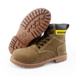 XYEHS XU2027 Nubuck Leather Insulated Safety Work Boots, Impact Resistant Toe Cap, Puncture Resistant Footwear, Tactical Work Boots,  Non-Slip Rubber Outsole - Image 2