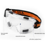 XYEHS Y200 Polycarbonate Anti-Fog Safety Glasses, Soft Lenses & Frame, Impact Resistant & Scratch Resistant Eyeglasses Goggles for Work, Lab, Construction - Image 4