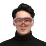 XYEHS Y300 Anti-Fog Safety Glasses, Polycarbonate Lenses & Soft Silicone Frame, Impact Resistant & Scratch Resistant, Splash-Proof Eyeglasses Goggles for Work, Lab, Construction - Image 3