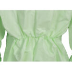 XYEHS KF-PC BP1G Biodegradable Disposable Protective Coverall with Hood, Front Zipper Elastic Cuffs and Ankles, Medical & Industrial PPE Workwear, Latex Free, Water & Blood Repellent - Image 4