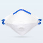 XYEHS KF-F F01V FFP2 4ply Foldable Face Mask with Breathing Valve, Particle Filtering Facial Half Mask, Adjustable Headband, Filtration Efficiency ≥94%, Breathable & Comfortable, Non-Sterile - Image 2