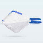 XYEHS KF-F F01V FFP2 4ply Foldable Face Mask with Breathing Valve, Particle Filtering Facial Half Mask, Adjustable Headband, Filtration Efficiency ≥94%, Breathable & Comfortable, Non-Sterile - Image 3