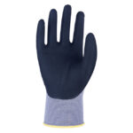 HANVO NJ506 Breathable & High Abrasion Resistant General Work Gloves, Anti-Slip & Water Resistant, Strong Grip, Micro-Foam Nitrile Dipped Palm Coating, 15 Gauge Nylon/Spandex Lining - Image 2