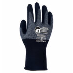 HANVO NXC588 General Work Gloves, Abrasion Resistant, Oil Repellent, Foam Sandy Nitrile Palm Coated, Reinforced 15 Gauge Nylon & Spandex Liner