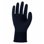 HANVO NXC588 General Work Gloves, Abrasion Resistant, Oil Repellent, Foam Sandy Nitrile Palm Coated, Reinforced 15 Gauge Nylon & Spandex Liner - Image 2