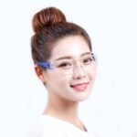 XYEHS 9065185 Polycarbonate Safety Glasses, Anti-Fog Coating, Impact Resistant & Scratch Resistant Eyeglasses Goggles, Wrapped Temples, Soft Nose Pads - Image 2