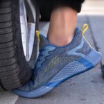 XYEHS 671 Lightweight & Breathable Fly Woven Fabric Safety Shoes, Slip Resistant Work Sneakers, Steel Toe Cap, Aramid Mid-Sole, Impact & Puncture Resistant, Rubber Outsole, Mesh Lining - Image 2